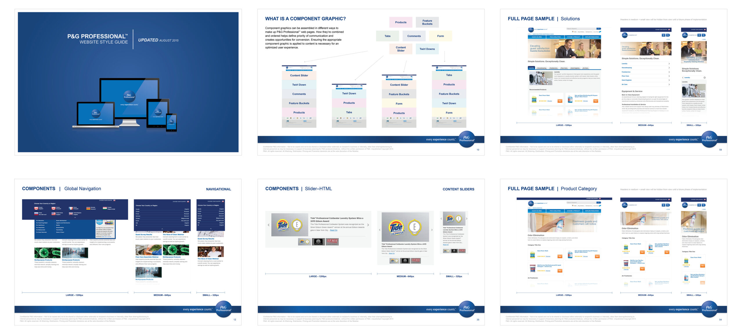 Procter and Gamble website style guide