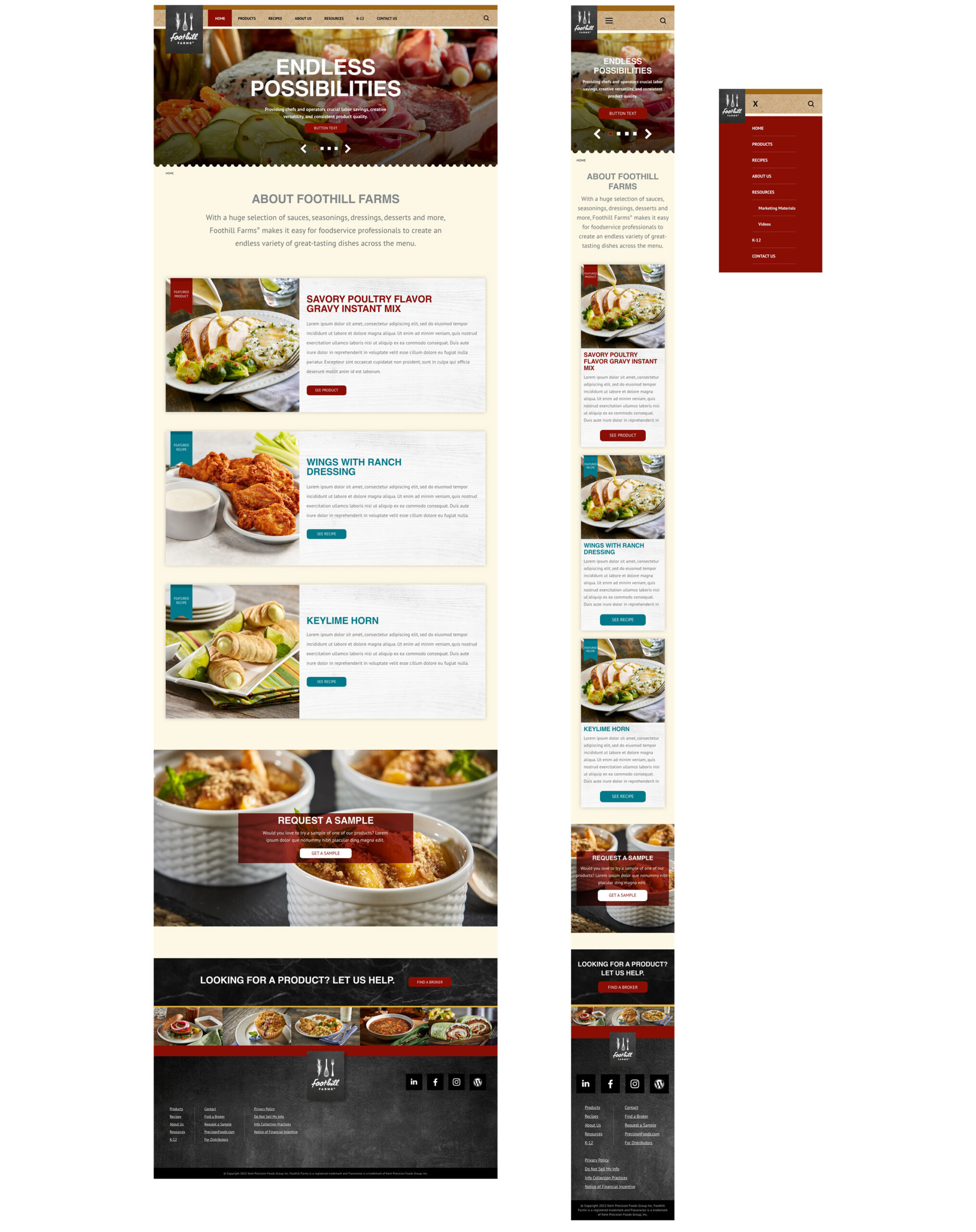 Foothill Farms website