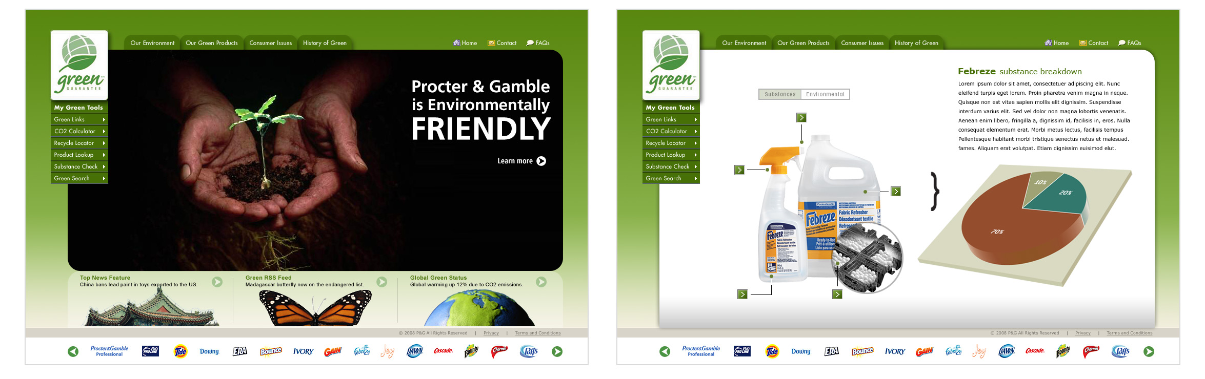 Green Guarantee website