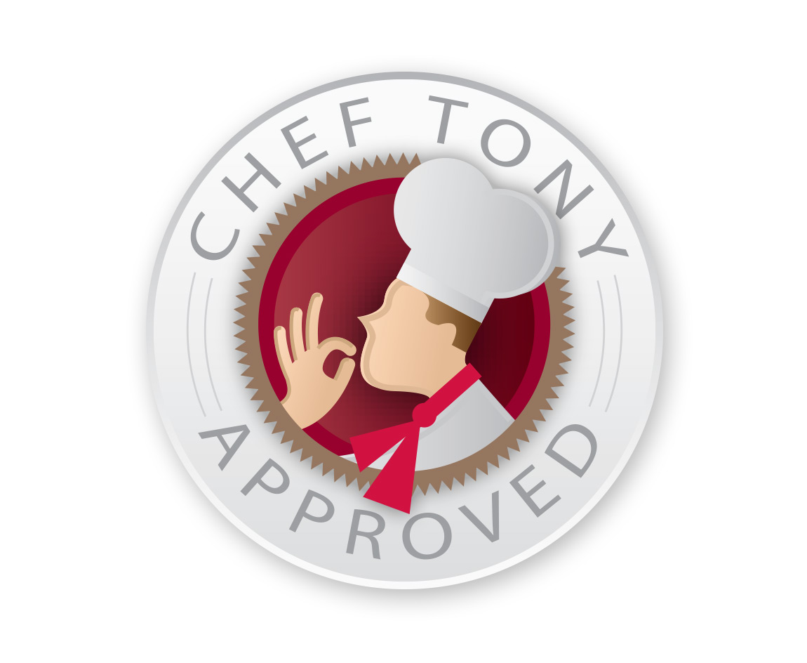 Logo for Chef Tony Approved