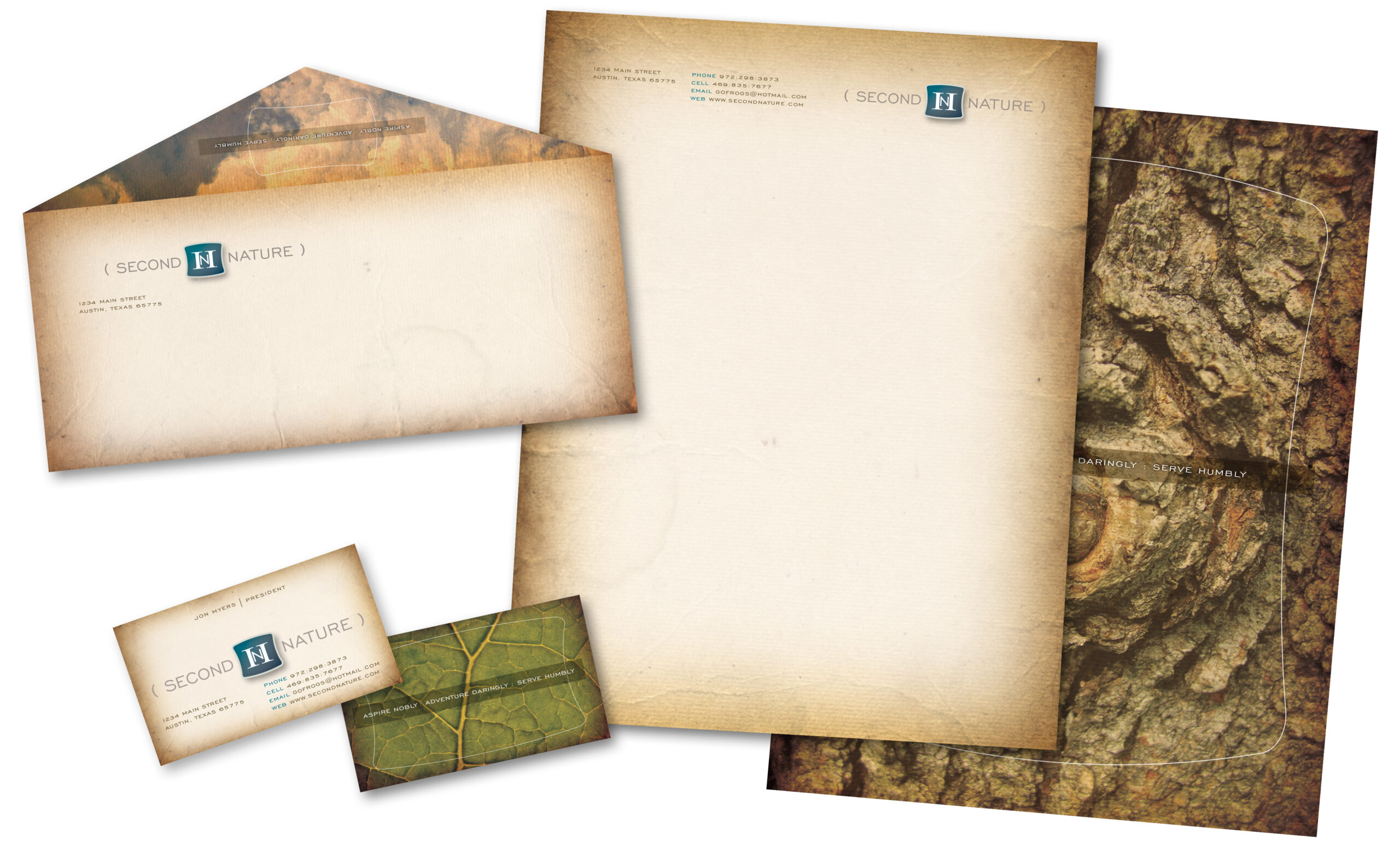 Second Nature stationery pack