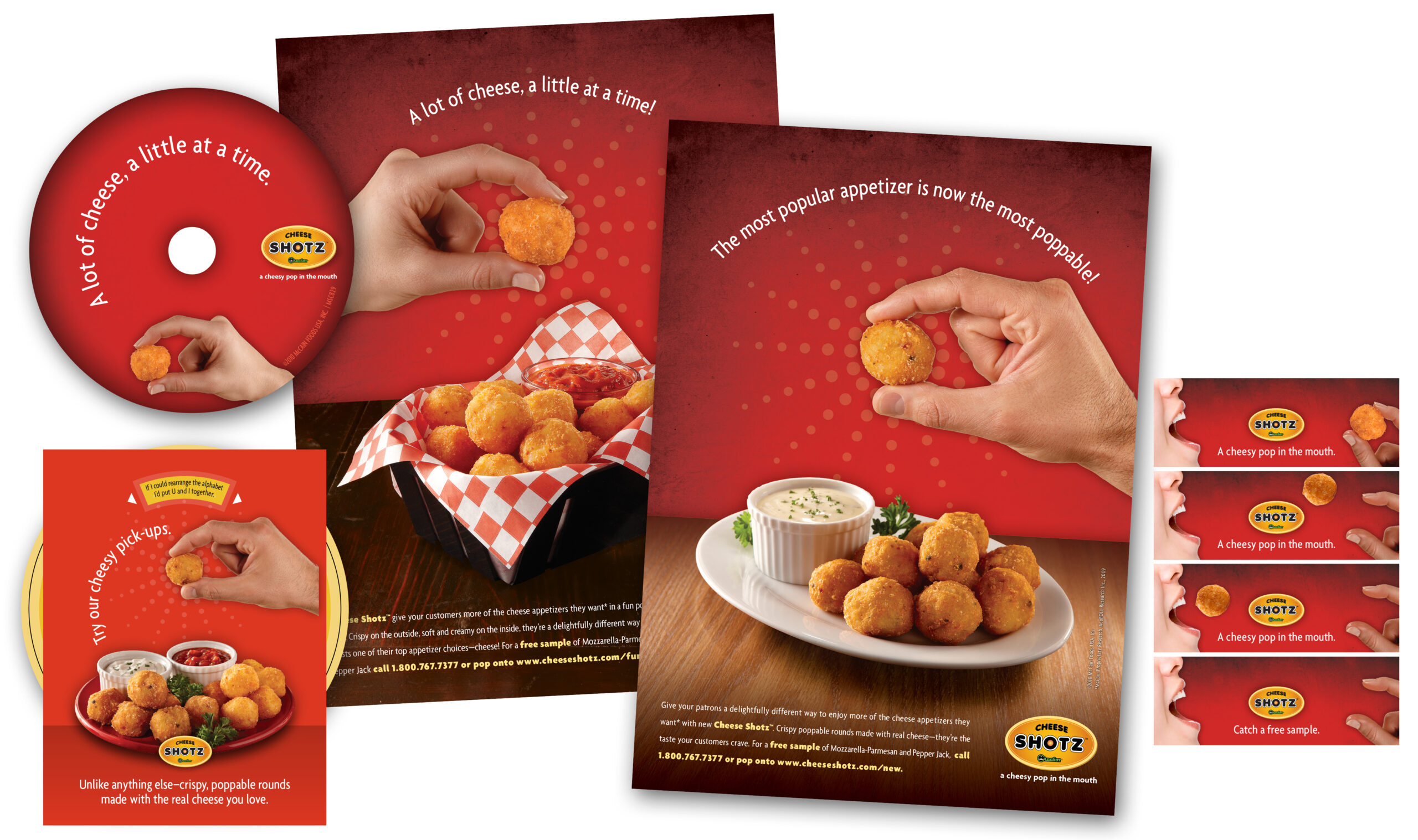 Cheese Shotz promotional materials