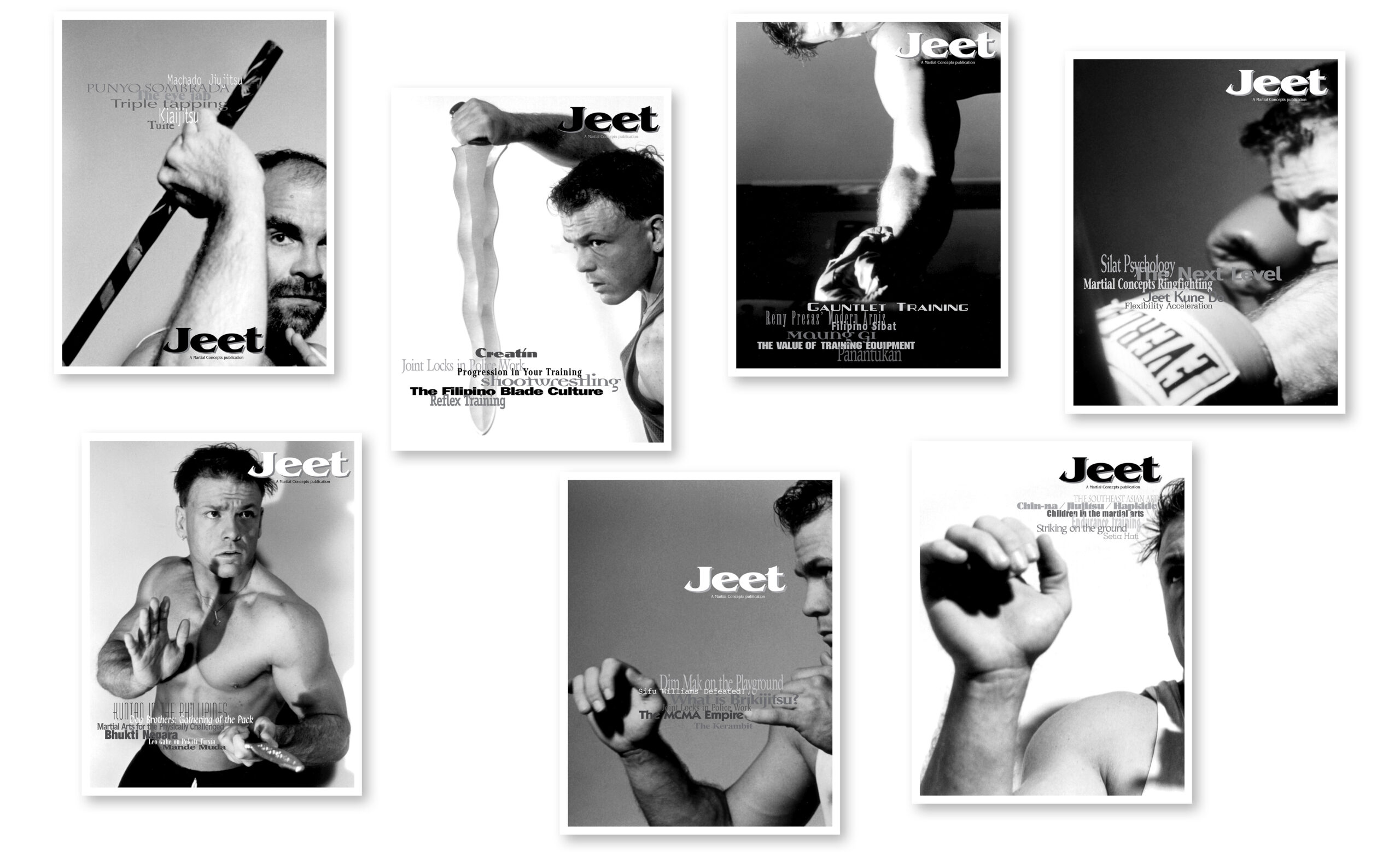 Jeet martial arts magazine covers