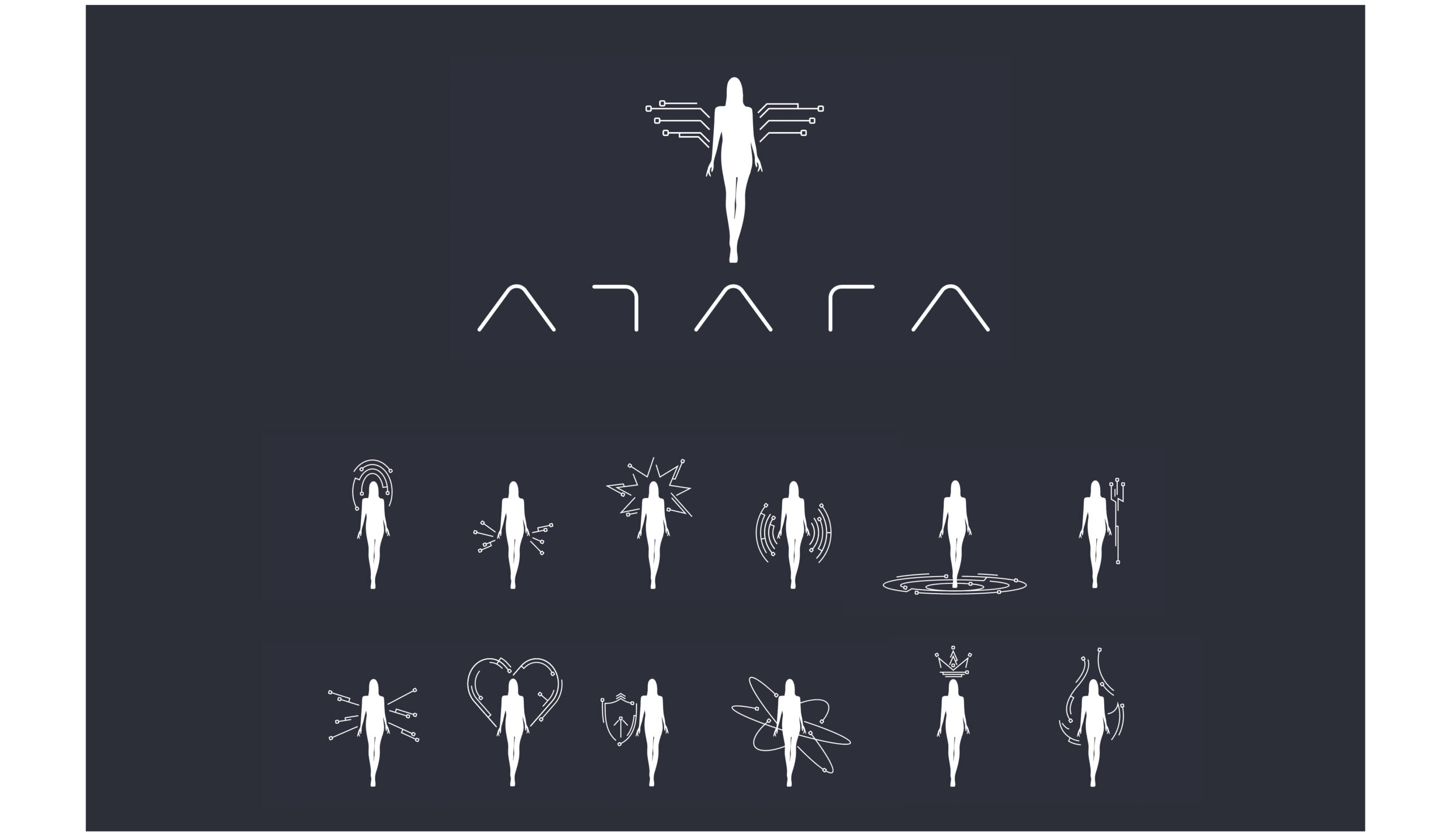 ATARA logo illustrations
